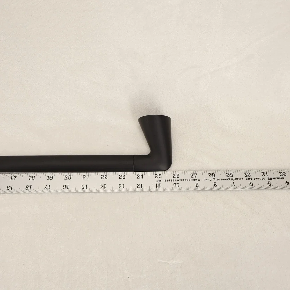 Kohler 24756-BL 24 Inch Towel Bar Matte Black Modern Bathroom Hardware